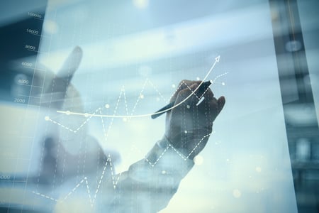 businessman hand working with new modern computer and business strategy as concept businessman hand working with new modern computer and business strategy as concept