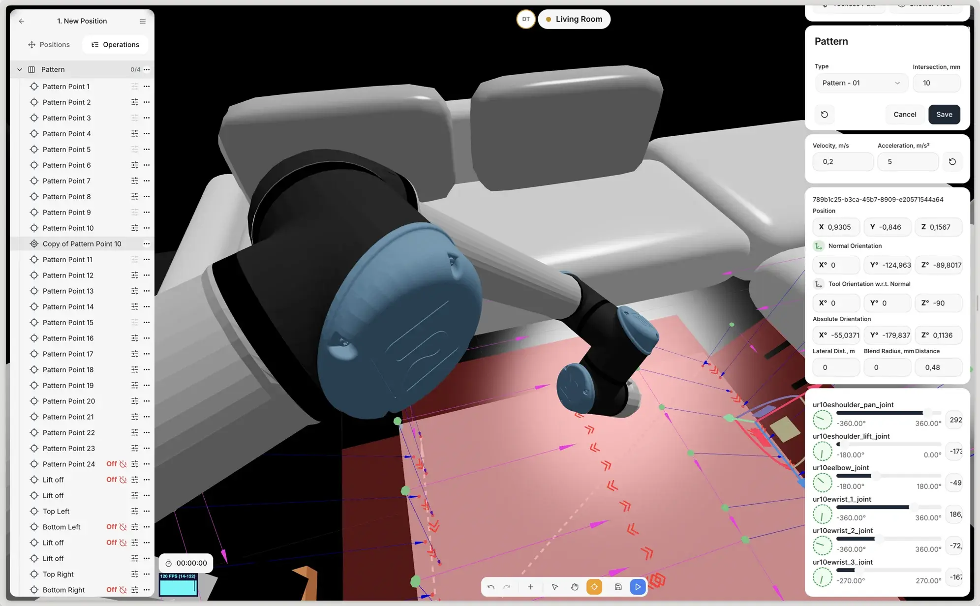 3D operator interface with custom motion planning backend